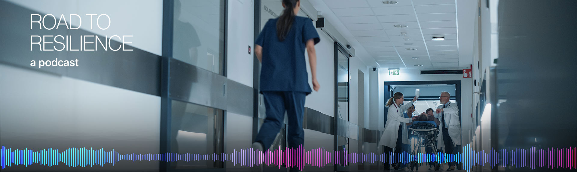 medical staff in hospital hallway